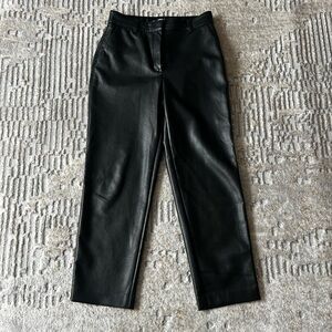 Babaton Black Japanese Faux leather size 6 - short/petite